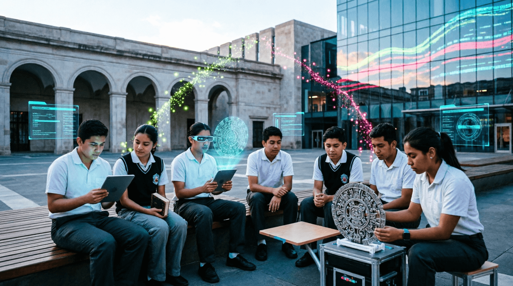 Estudiantes y vida cultural en una comunidad mexicana